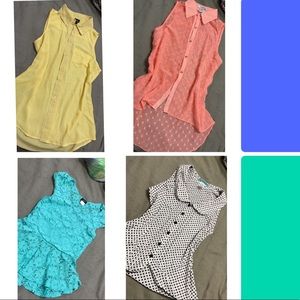 Bundle of 4 Tops size S